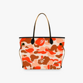 ORANGE BAPE CAMO TOTE BAG