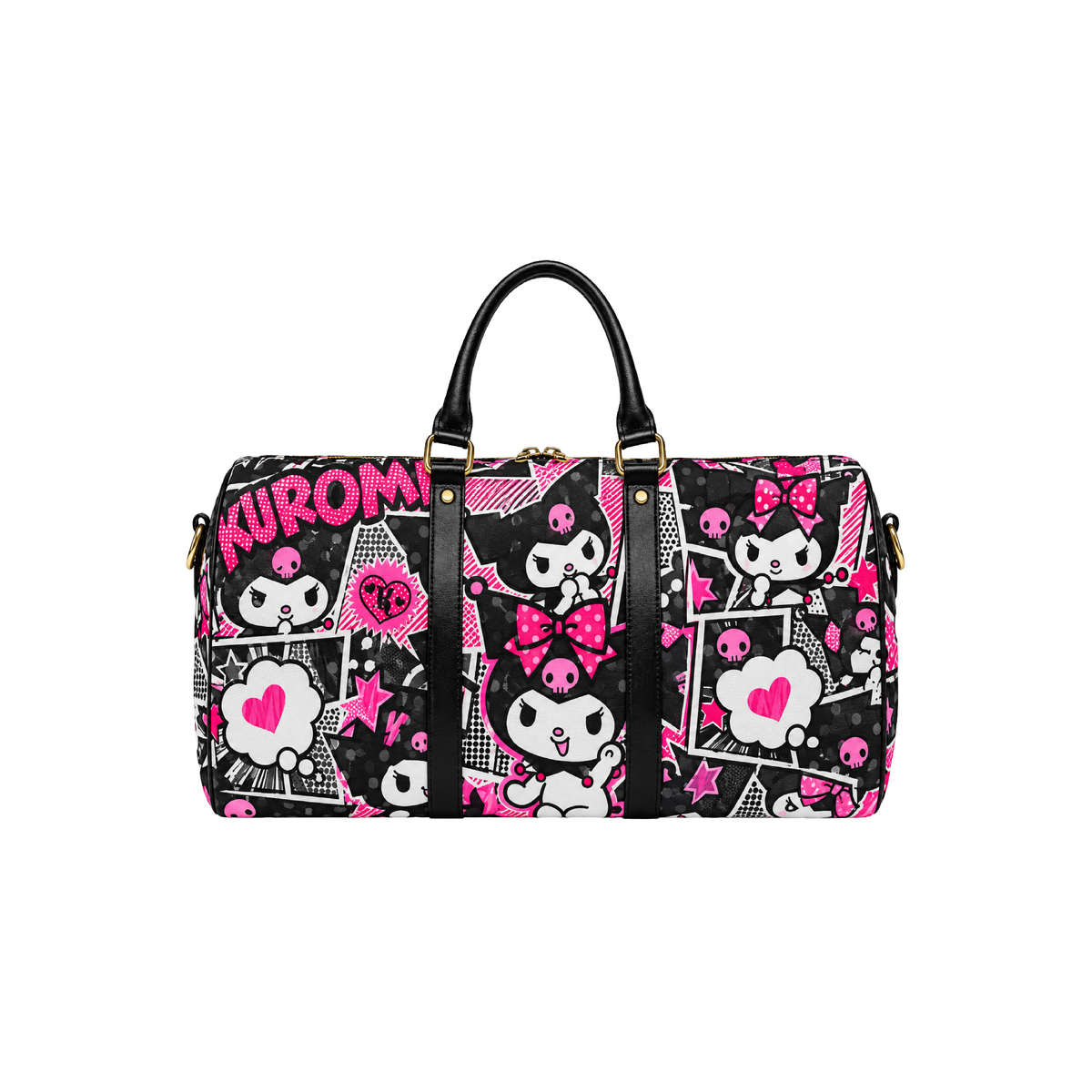 ROMI COMIC PINK DUFFLE BAG