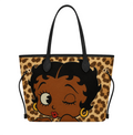 BETTY B LEOPARD TOTE BAG