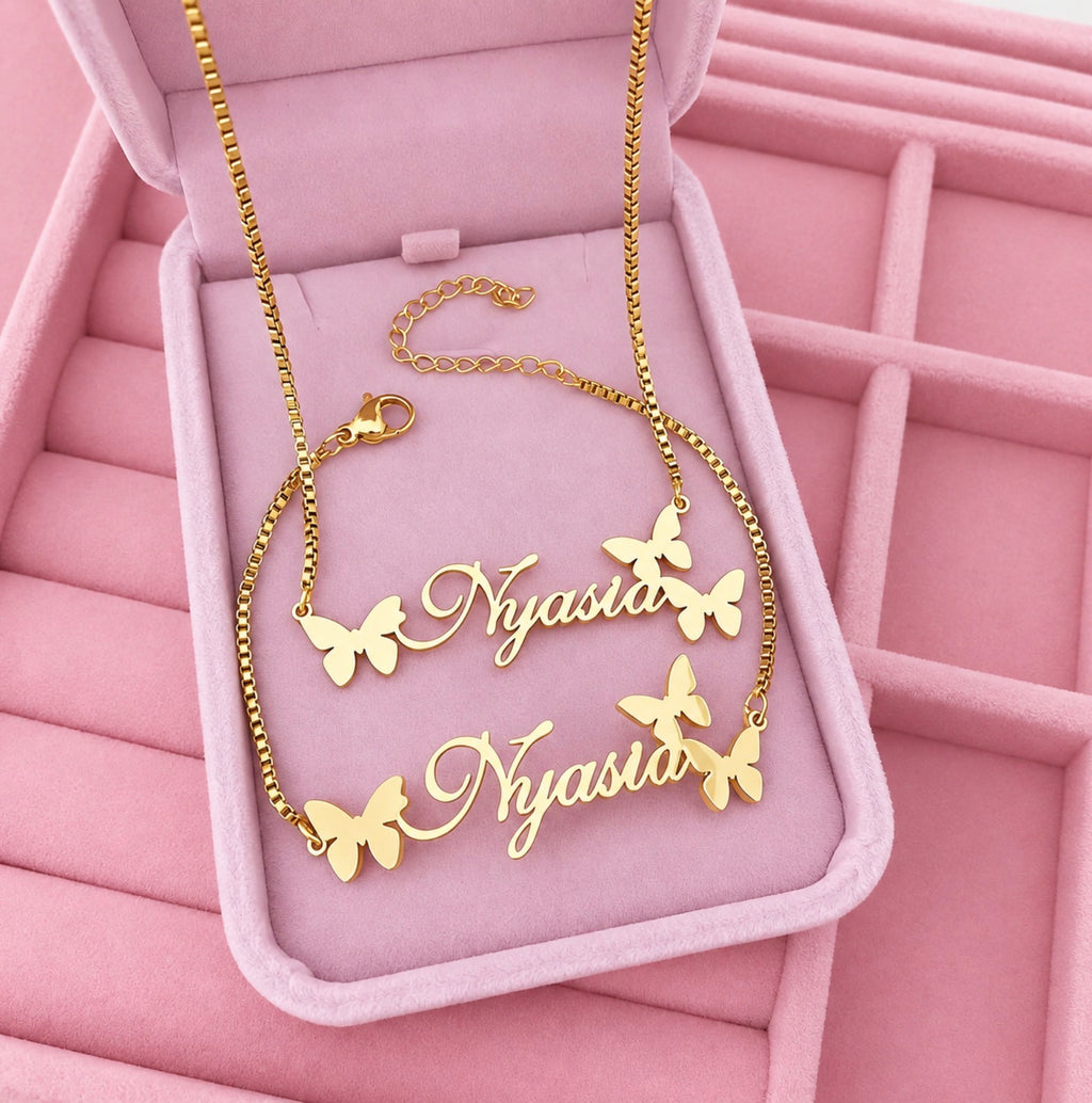 Girl’s Necklace + Bracelet Set