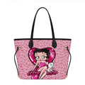 PINK LEOPARD BETTY TOTE BAG
