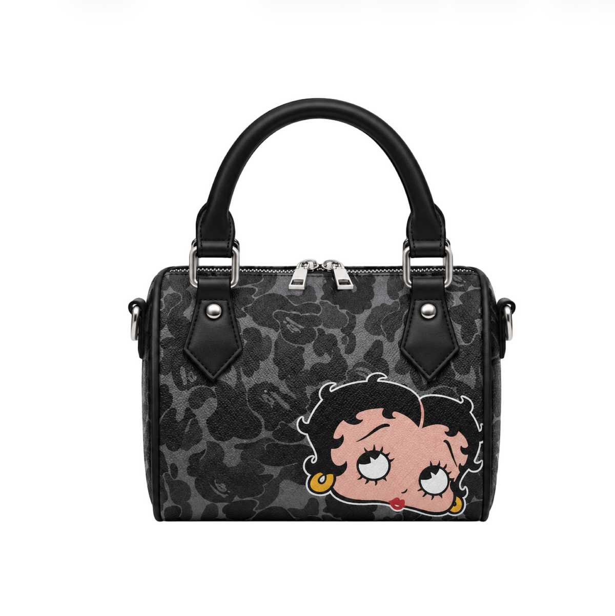 BOOP BLACK CAMO PILLOW BAG